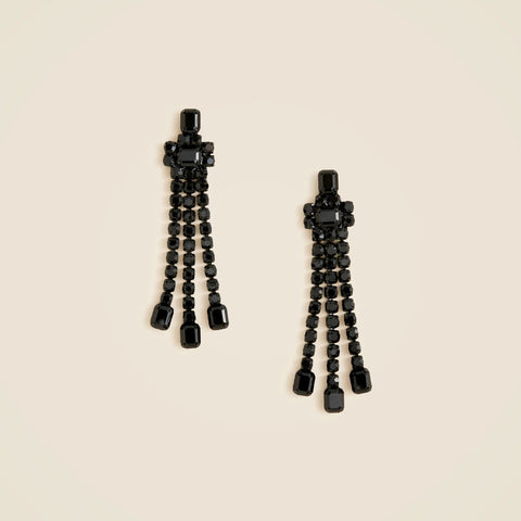 Beaded tassel earrings