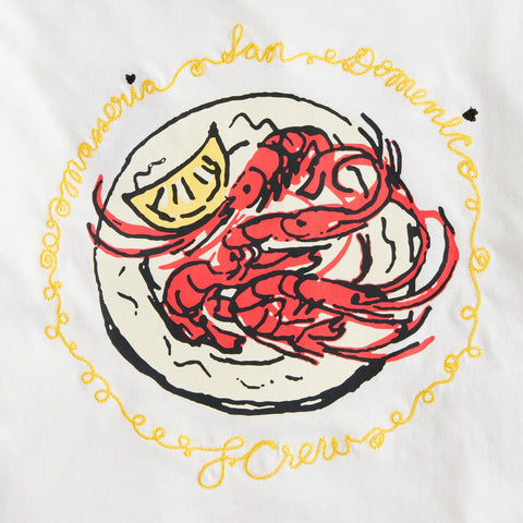 Masseria San Domenico X Crewcuts girls' embroidered graphic T-shirt