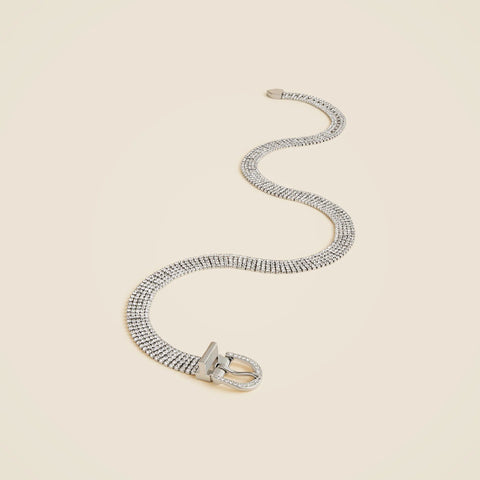 Crystal chain belt