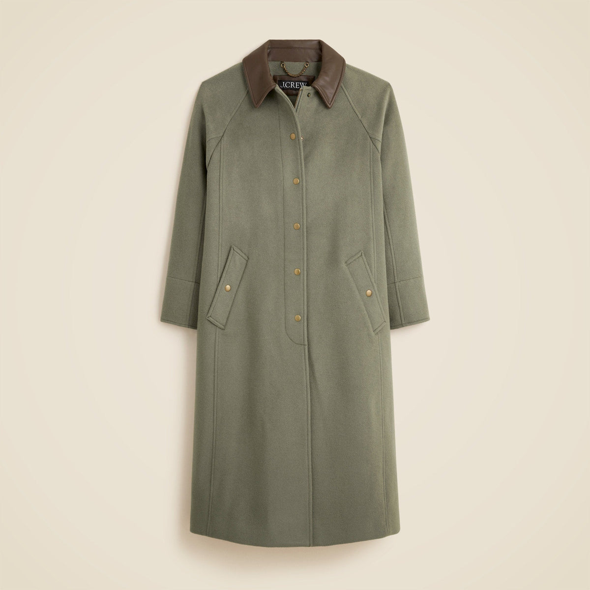 Long Barn Jacket™ in drapey wool blend