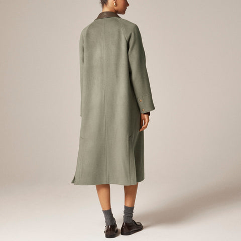 Long Barn Jacket™ in drapey wool blend