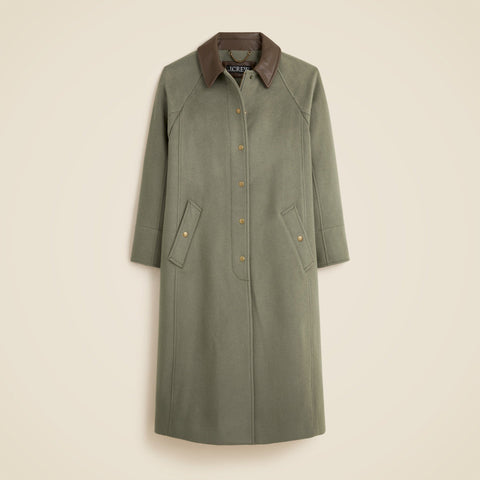 Long Barn Jacket™ in drapey wool blend