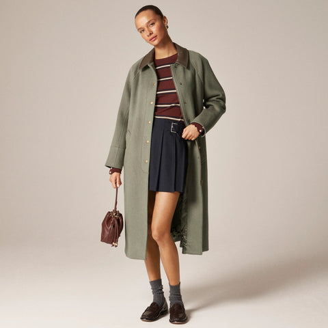 Long Barn Jacket™ in drapey wool blend