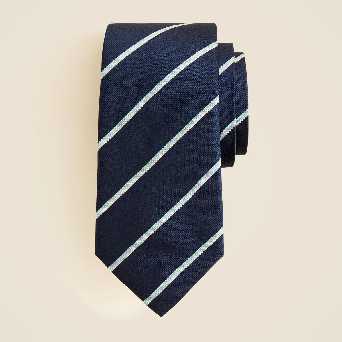English silk striped tie