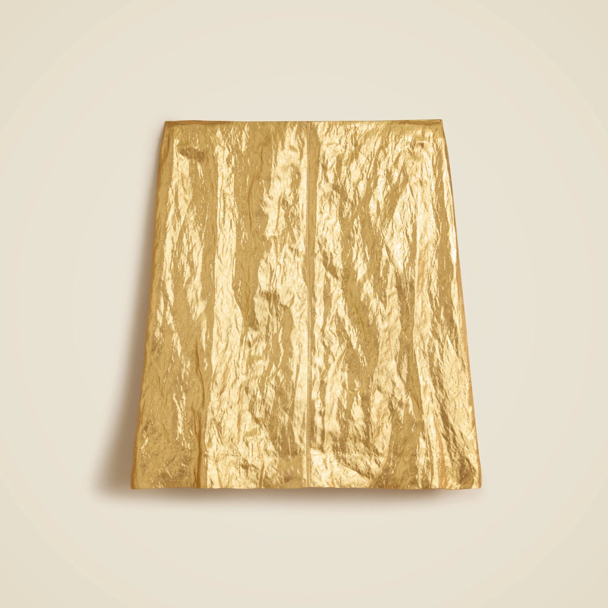 Fairfax skirt in crinkle lamé