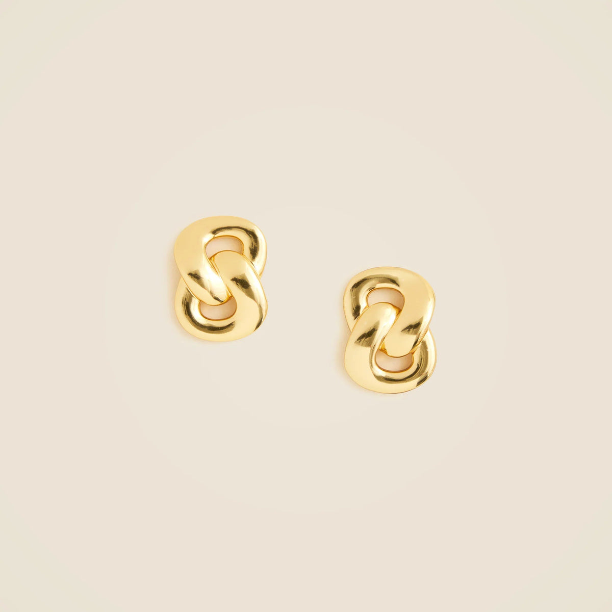 Chainlink stud earrings