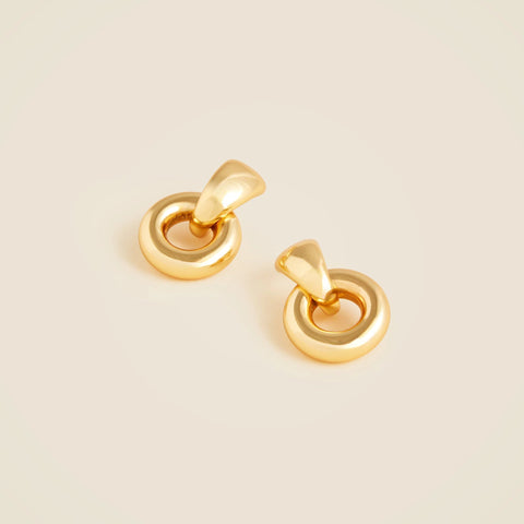 Small door knocker earrings