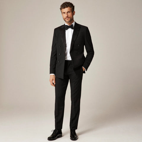 Ludlow Slim-fit double-breasted tuxedo jacket in Italian wool