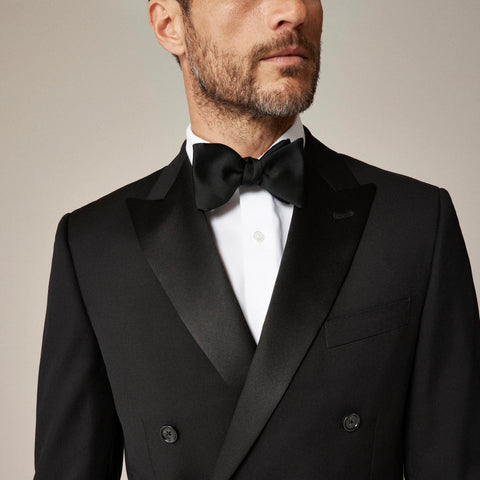 Ludlow Slim-fit double-breasted tuxedo jacket in Italian wool
