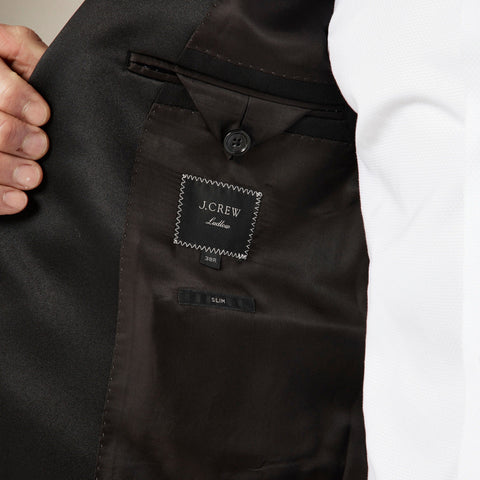 Ludlow Slim-fit double-breasted tuxedo jacket in Italian wool