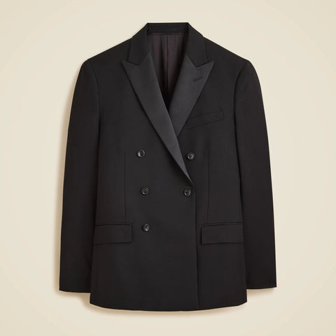 Ludlow Slim-fit double-breasted tuxedo jacket in Italian wool