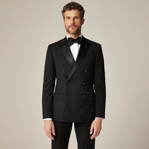 Ludlow Slim-fit double-breasted tuxedo jacket in Italian wool