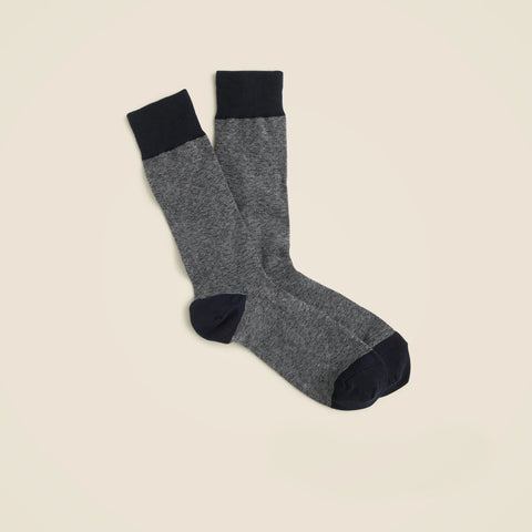 Striped microdot socks