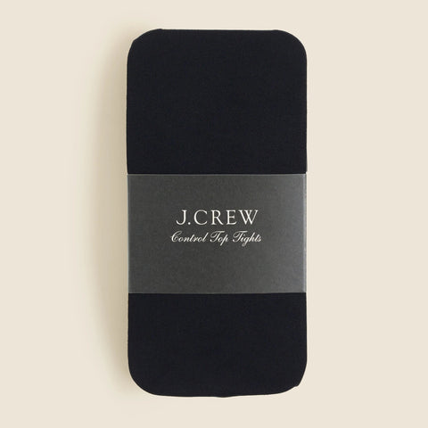 Control-top opaque tights