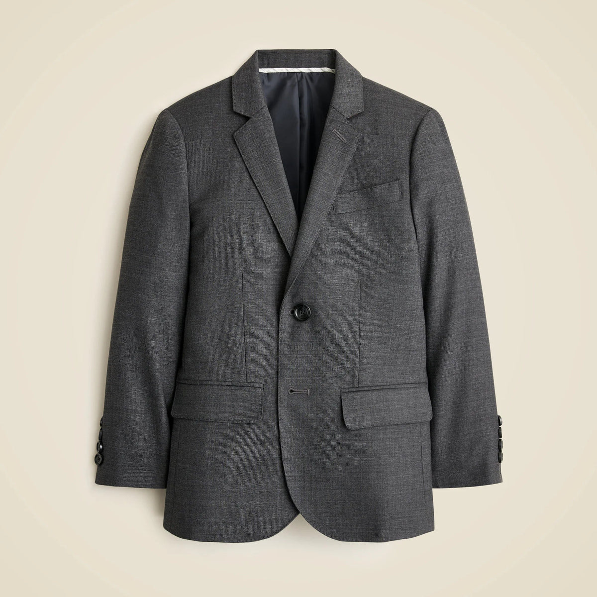 Boys' Ludlow suit jacket in stretch worsted wool blend