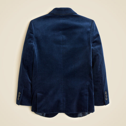 Boys' Ludlow party blazer in velvet