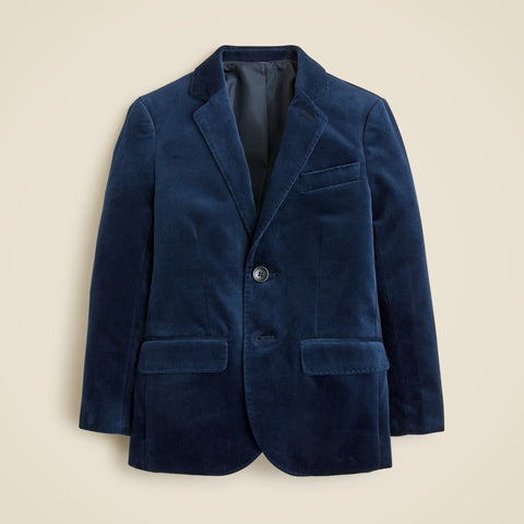 Boys' Ludlow party blazer in velvet