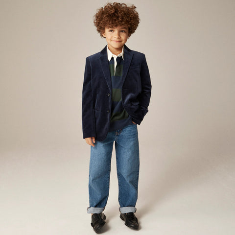 Boys' Ludlow party blazer in velvet