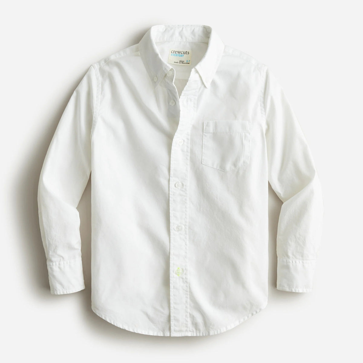 Kids' Secret Wash shirt in poplin