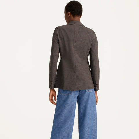 Petite Parke blazer in Italian stretch wool