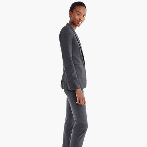 Petite Parke blazer in Italian stretch wool