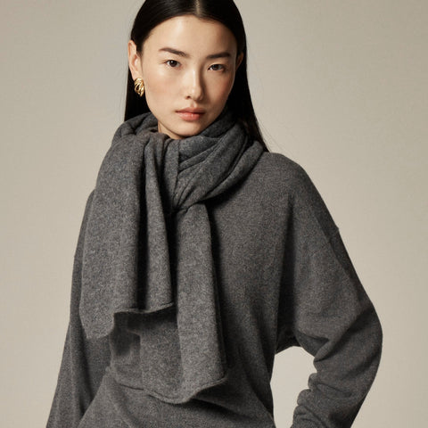 Oversized cashmere wrap