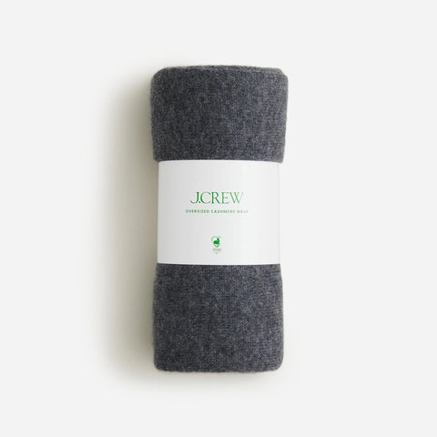 Oversized cashmere wrap