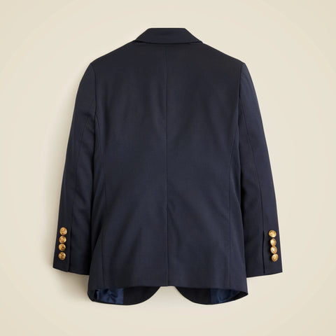 Boys' Ludlow two-button blazer in navy wool blend
