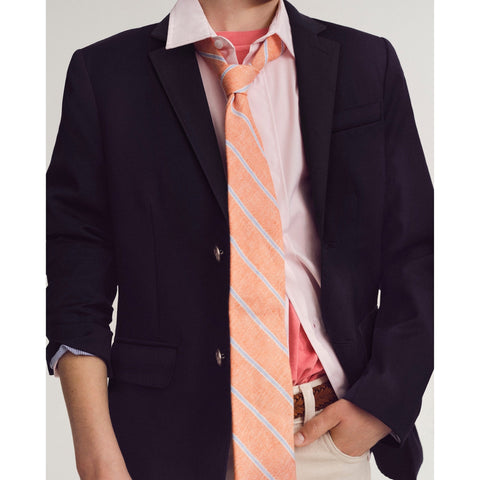 Boys' Ludlow two-button blazer in navy wool blend