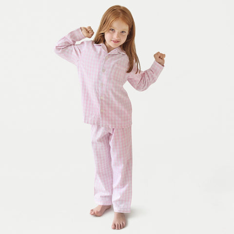 Petite Plume™ pajama set in gingham