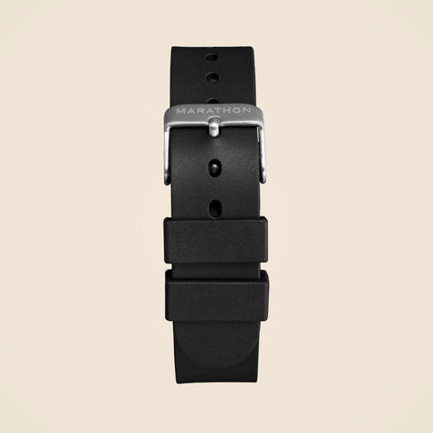 Marathon Watch Company™ 22mm Two-piece Rubber Dive Watch Strap
