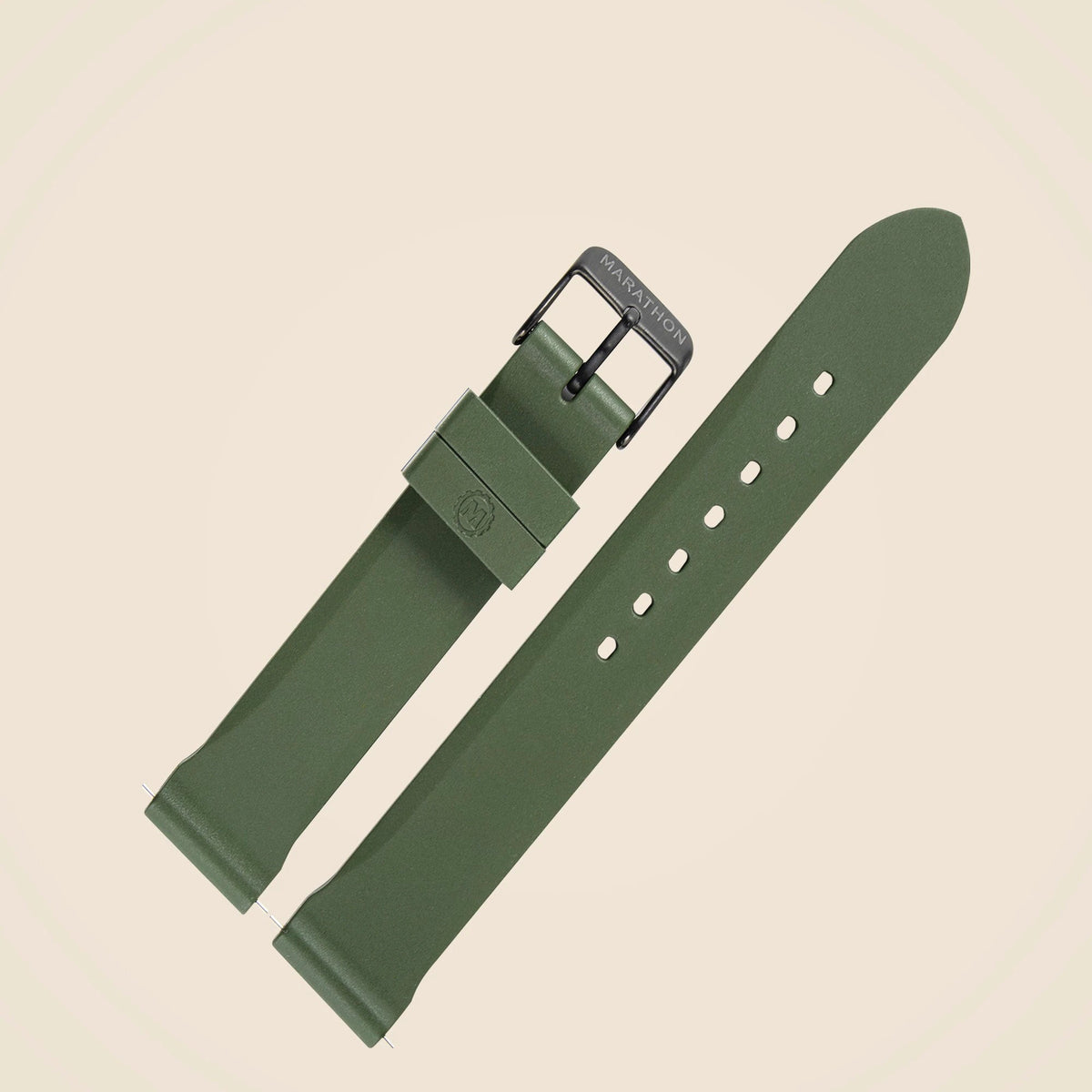 Marathon Watch Company™ 20mm Two-piece Rubber Dive Watch Strap