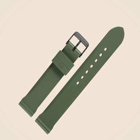 Marathon Watch Company™ 20mm Two-piece Rubber Dive Watch Strap