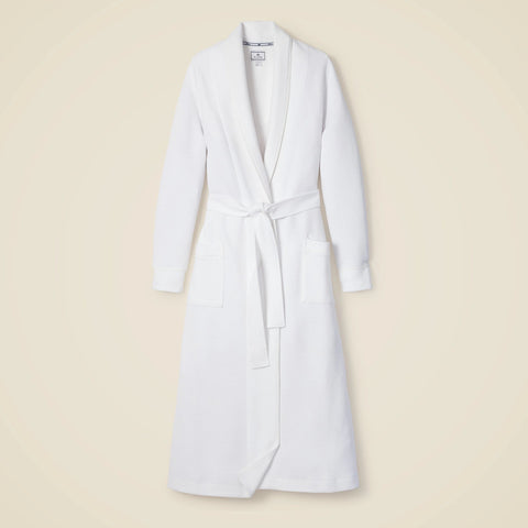 Petite Plume™ women's luxe Pima cotton Ophelia robe in jacquard