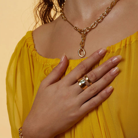 Lady Grey Wade ring with amethyst
