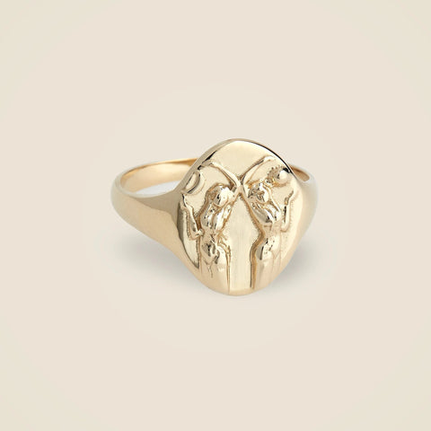 TALON JEWELRY zodiac signet ring