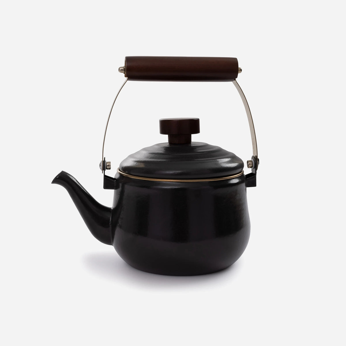Barebones enamel teapot