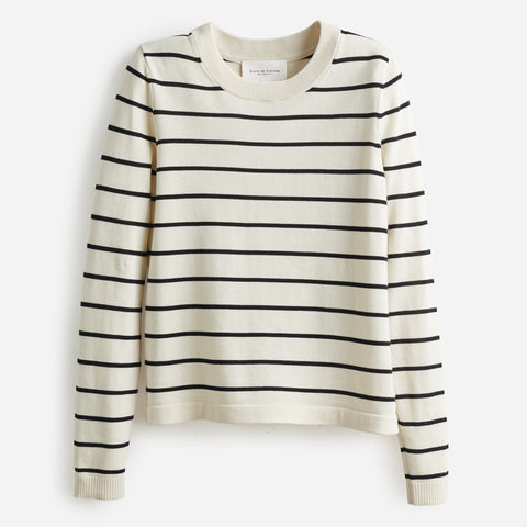 State of Cotton NYC Devon striped crewneck sweater