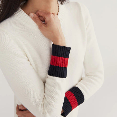 State of Cotton NYC  Castine tipped sweater