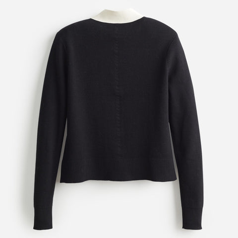 State of Cotton NYC Perry tipped cardigan sweater
