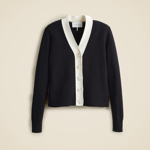 State of Cotton NYC Perry tipped cardigan sweater