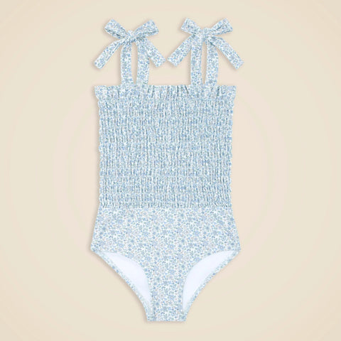 Girls' minnow™ smocked one-piece