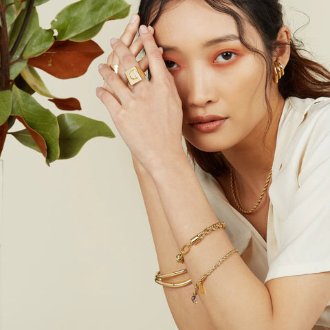 Lady Grey XL rope chain bracelet