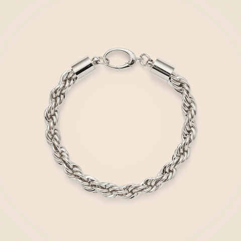 Lady Grey XL rope chain bracelet
