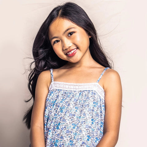 Petite Plume™ girls' Fleur d'Azur Lily nightgown