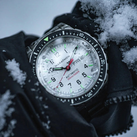 Marathon Watch Company™ Arctic-Edition Jumbo Day/Date Automatic