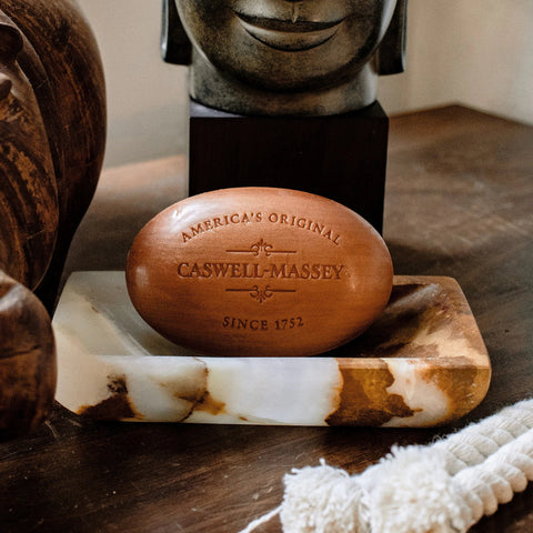 Caswell-Massey wood-grain bar soap
