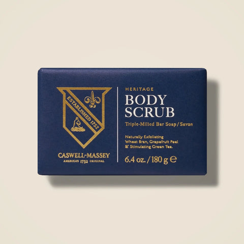Caswell-Massey heritage body-scrub bar soap