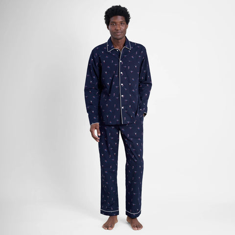 Sleepy Jones men's Henry pajama set in jacquard