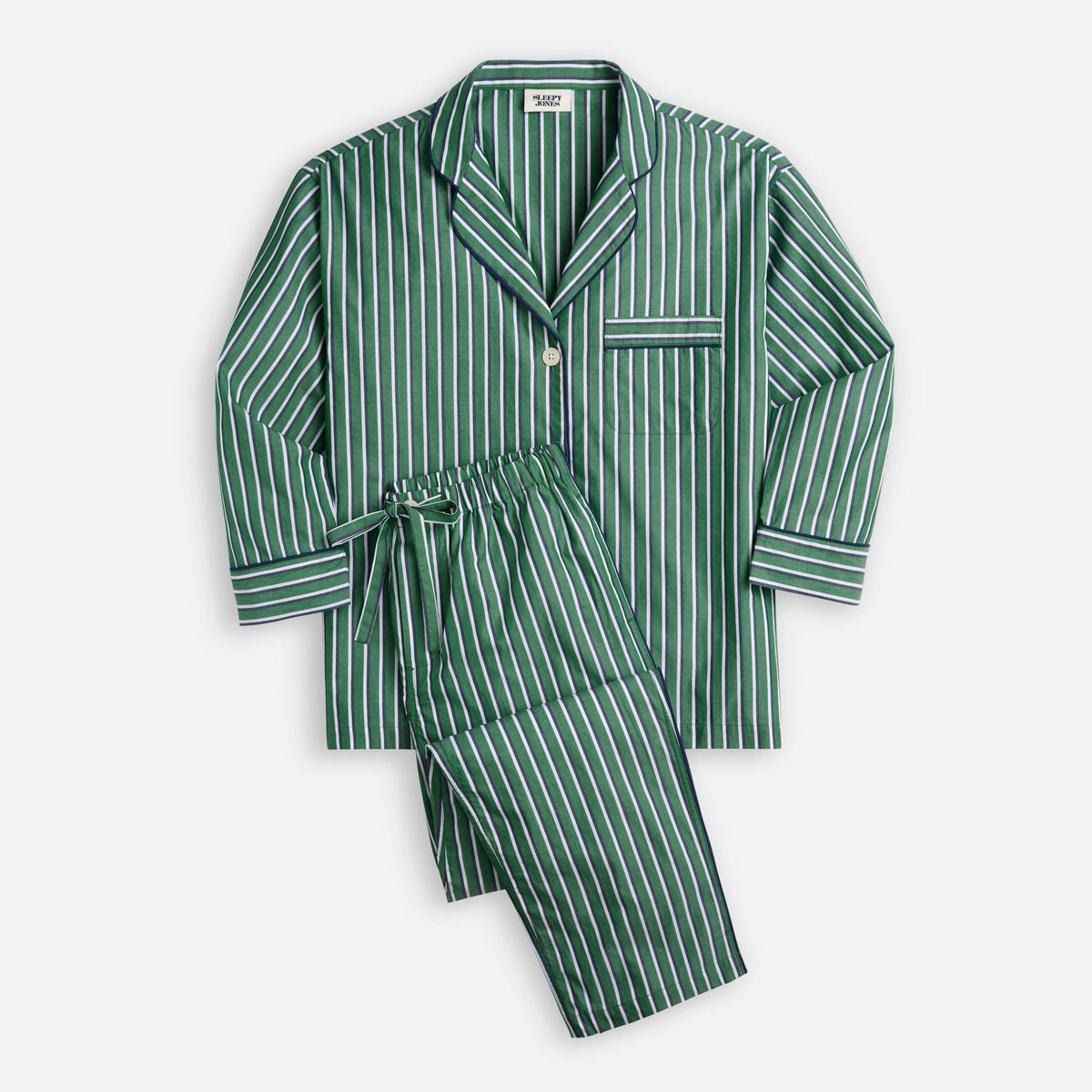Sleepy Jones women's Marina pajama set in shadow stripe